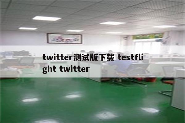 twitter测试版下载 testflight twitter