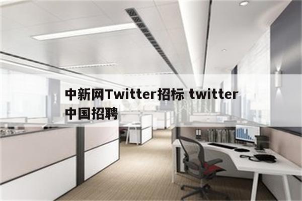 中新网Twitter招标 twitter中国招聘