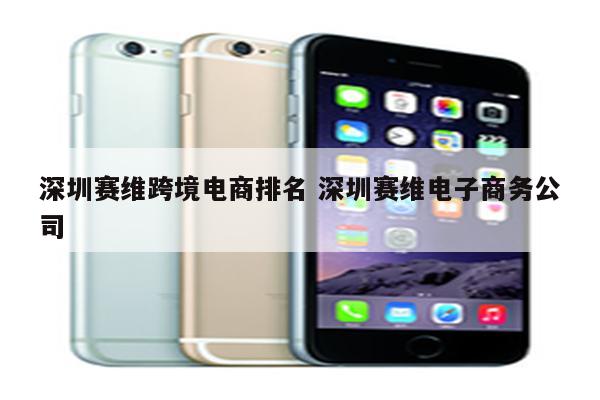 深圳赛维跨境电商排名 深圳赛维电子商务公司