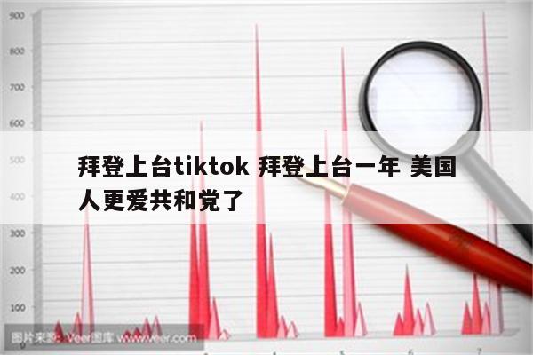 拜登上台tiktok 拜登上台一年 美国人更爱共和党了