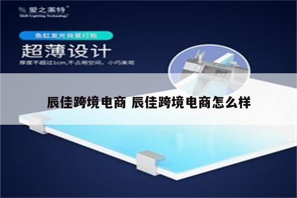 辰佳跨境电商 辰佳跨境电商怎么样