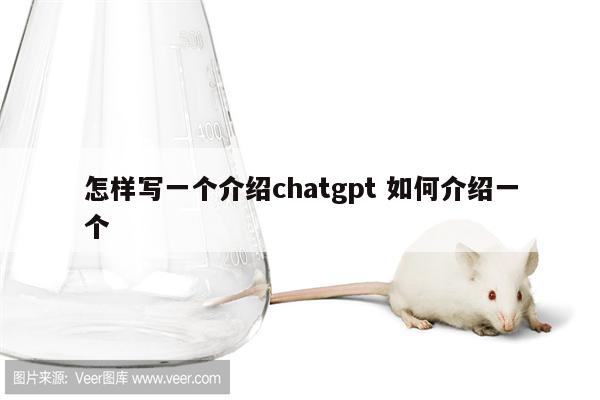 怎样写一个介绍chatgpt 如何介绍一个