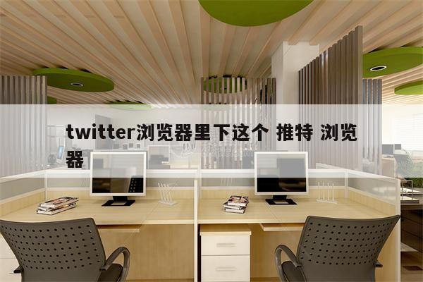 twitter浏览器里下这个 推特 浏览器