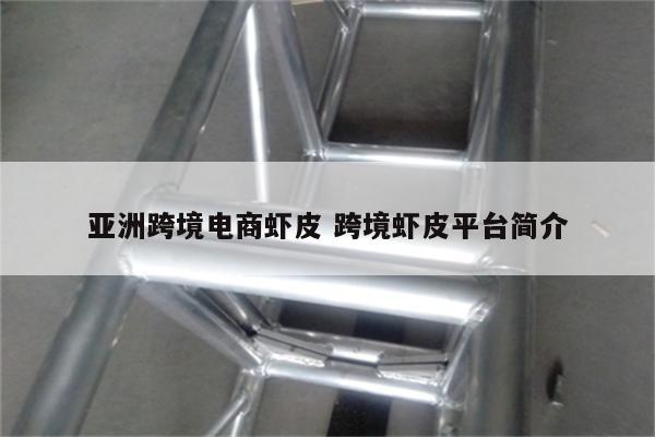 亚洲跨境电商虾皮 跨境虾皮平台简介