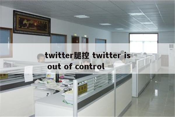 twitter腿控 twitter is out of control