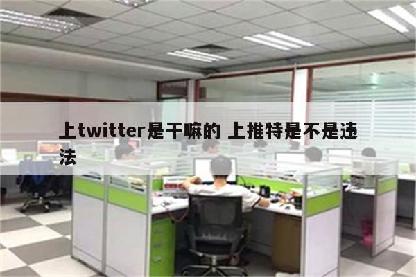 上twitter是干嘛的 上推特是不是违法