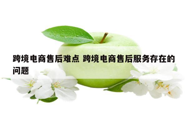 跨境电商售后难点 跨境电商售后服务存在的问题
