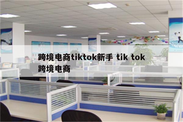 跨境电商tiktok新手 tik tok跨境电商