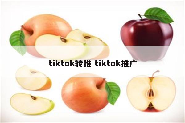 tiktok转推 tiktok推广