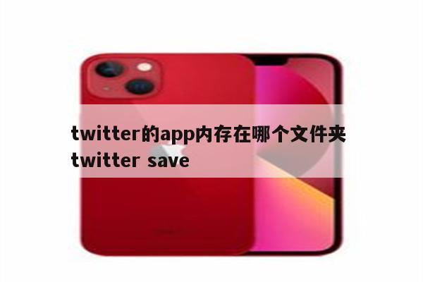 twitter的app内存在哪个文件夹 twitter save