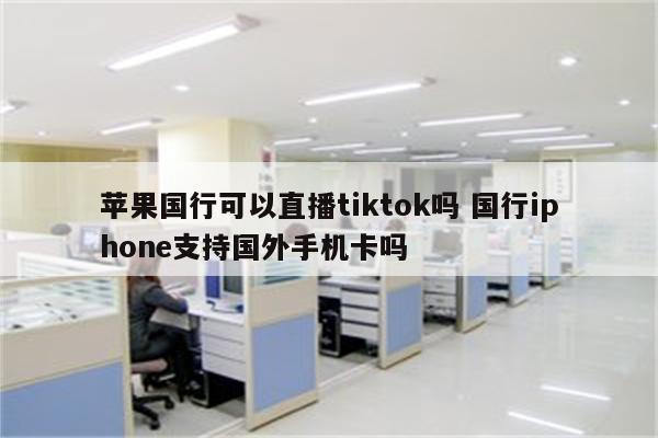 苹果国行可以直播tiktok吗 国行iphone支持国外手机卡吗