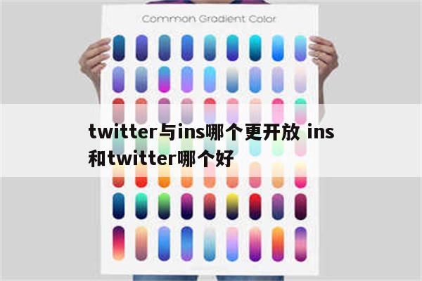 twitter与ins哪个更开放 ins和twitter哪个好