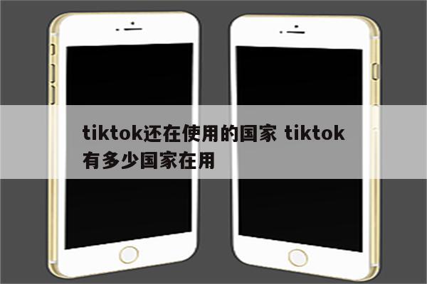 tiktok还在使用的国家 tiktok有多少国家在用