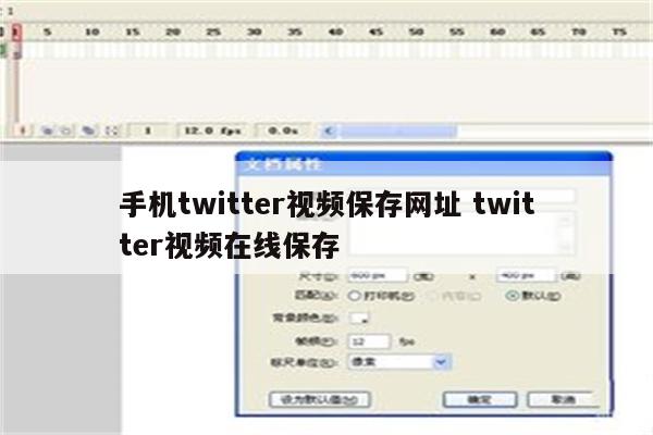 手机twitter视频保存网址 twitter视频在线保存