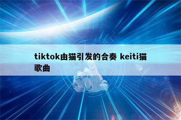 tiktok由猫引发的合奏 keiti猫歌曲