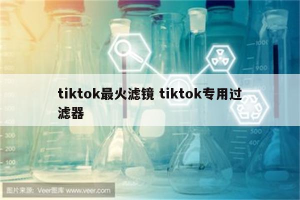 tiktok最火滤镜 tiktok专用过滤器