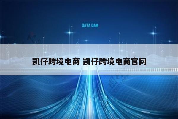 凯仔跨境电商 凯仔跨境电商官网