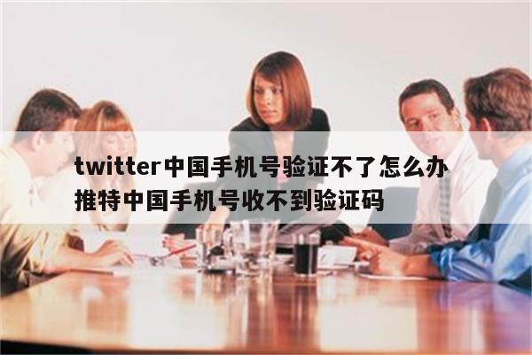 twitter中国手机号验证不了怎么办 推特中国手机号收不到验证码