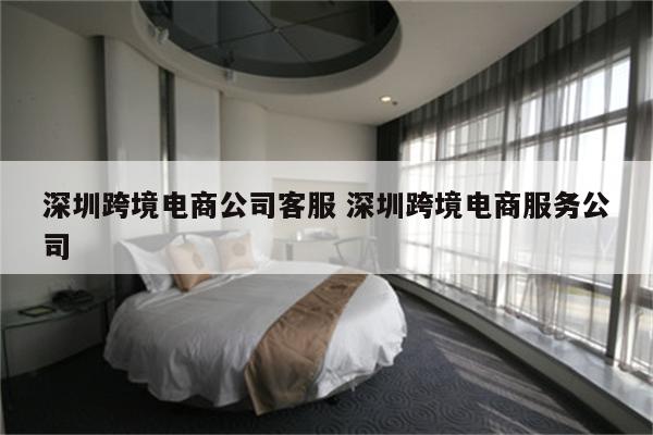 深圳跨境电商公司客服 深圳跨境电商服务公司