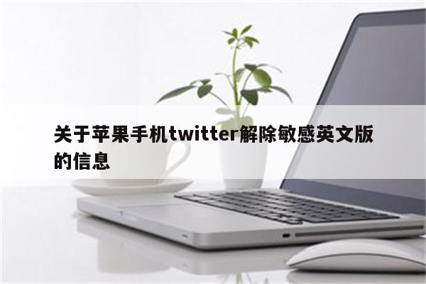 关于苹果手机twitter解除敏感英文版的信息