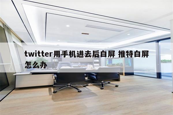 twitter用手机进去后白屏 推特白屏怎么办