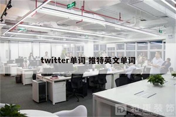 twitter单词 推特英文单词
