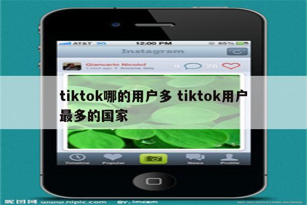 tiktok哪的用户多 tiktok用户最多的国家