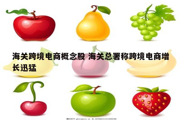 海关跨境电商概念股 海关总署称跨境电商增长迅猛