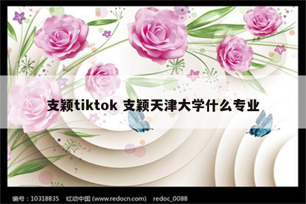 支颖tiktok 支颖天津大学什么专业