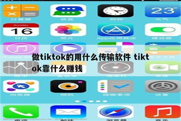 做tiktok的用什么传输软件 tiktok靠什么赚钱