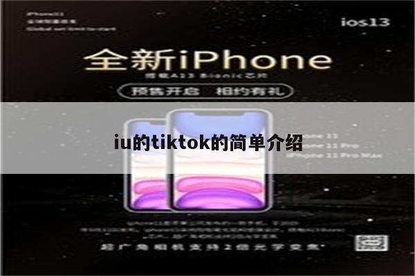 iu的tiktok的简单介绍