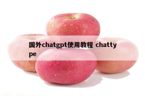 国外chatgpt使用教程 chattype