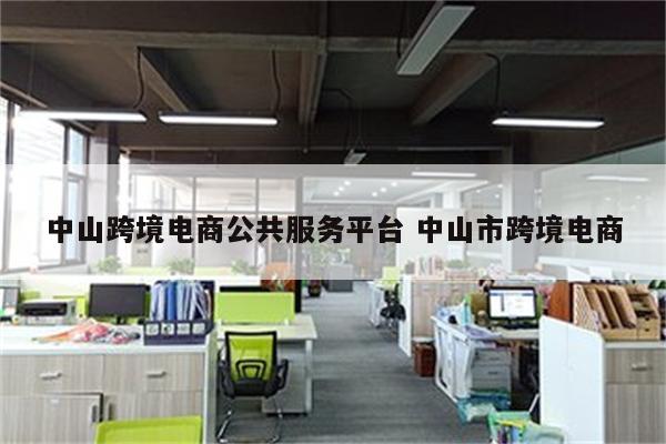 中山跨境电商公共服务平台 中山市跨境电商