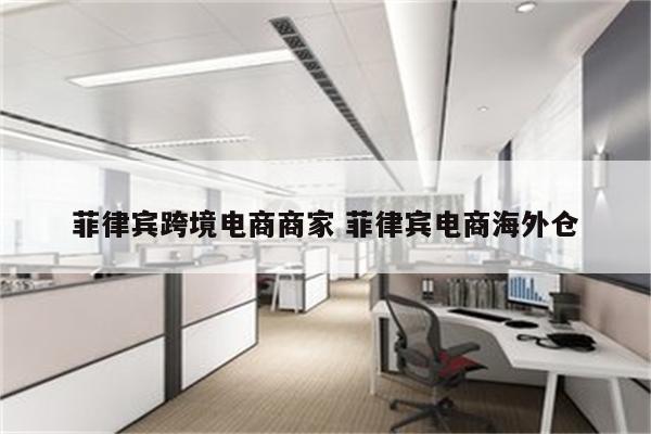 菲律宾跨境电商商家 菲律宾电商海外仓