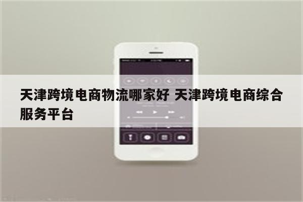 天津跨境电商物流哪家好 天津跨境电商综合服务平台