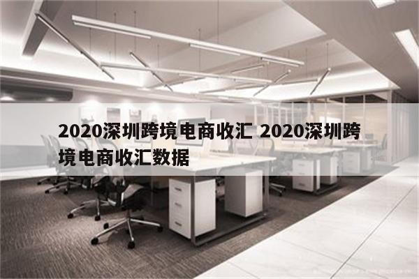 2020深圳跨境电商收汇 2020深圳跨境电商收汇数据