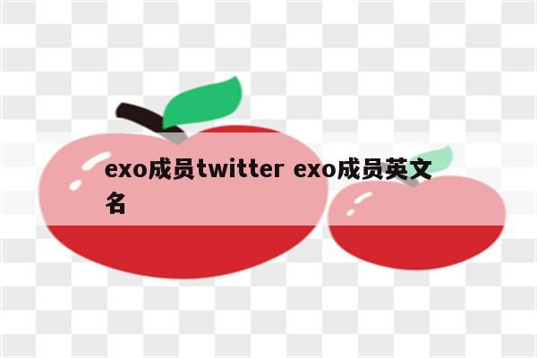 exo成员twitter exo成员英文名