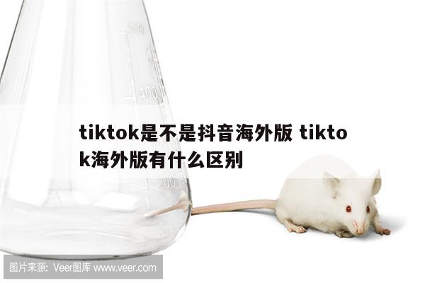 tiktok是不是抖音海外版 tiktok海外版有什么区别