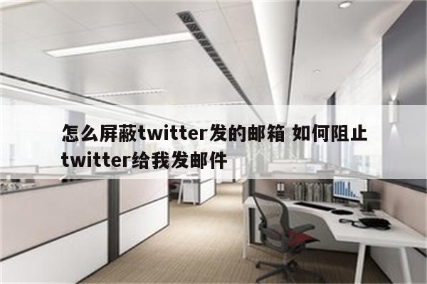 怎么屏蔽twitter发的邮箱 如何阻止twitter给我发邮件