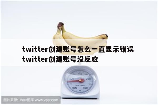 twitter创建账号怎么一直显示错误 twitter创建账号没反应