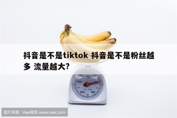 抖音是不是tiktok 抖音是不是粉丝越多 流量越大?