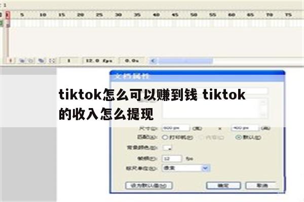 tiktok怎么可以赚到钱 tiktok的收入怎么提现