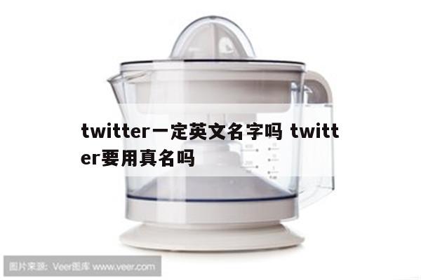 twitter一定英文名字吗 twitter要用真名吗