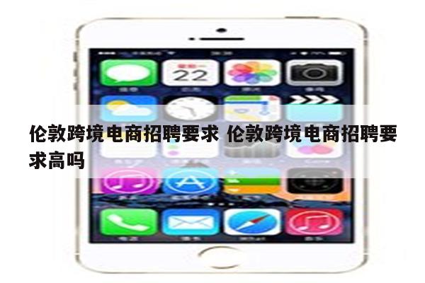 伦敦跨境电商招聘要求 伦敦跨境电商招聘要求高吗