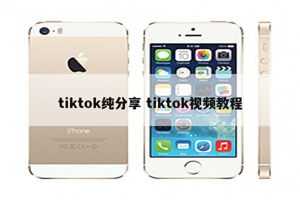 tiktok纯分享 tiktok视频教程