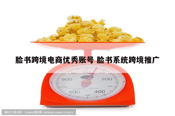 脸书跨境电商优秀账号 脸书系统跨境推广