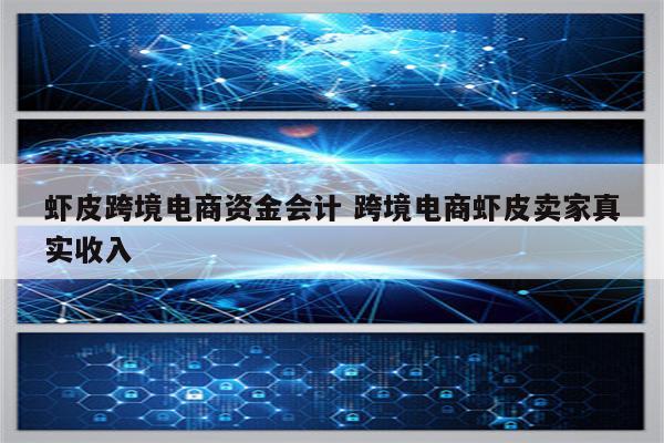 虾皮跨境电商资金会计 跨境电商虾皮卖家真实收入