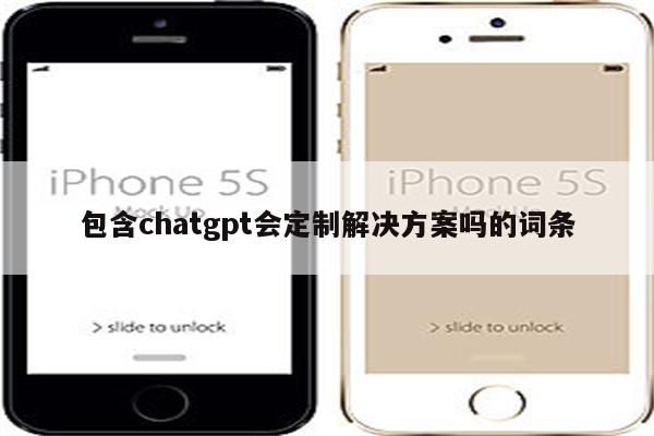 包含chatgpt会定制解决方案吗的词条