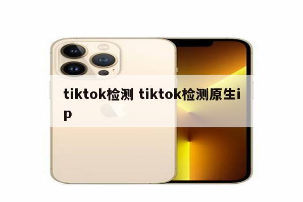 tiktok检测 tiktok检测原生ip