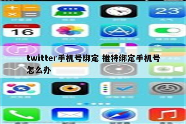 twitter手机号绑定 推特绑定手机号怎么办